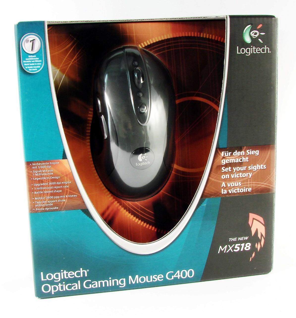  USB Logitech G400 optical gaming (910-002278)