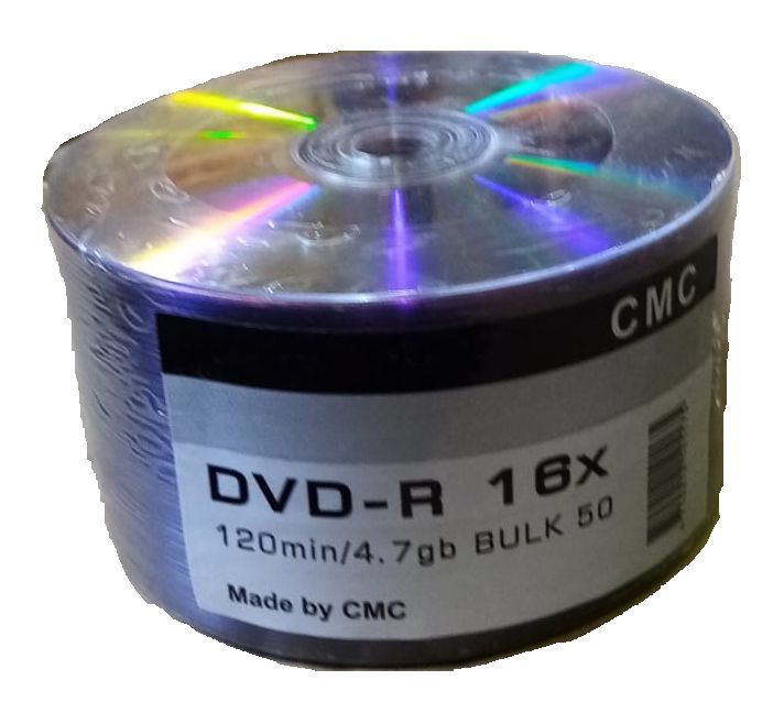 DVD-R 4,7 Gb  CMC 16x ( )-50,   1 .