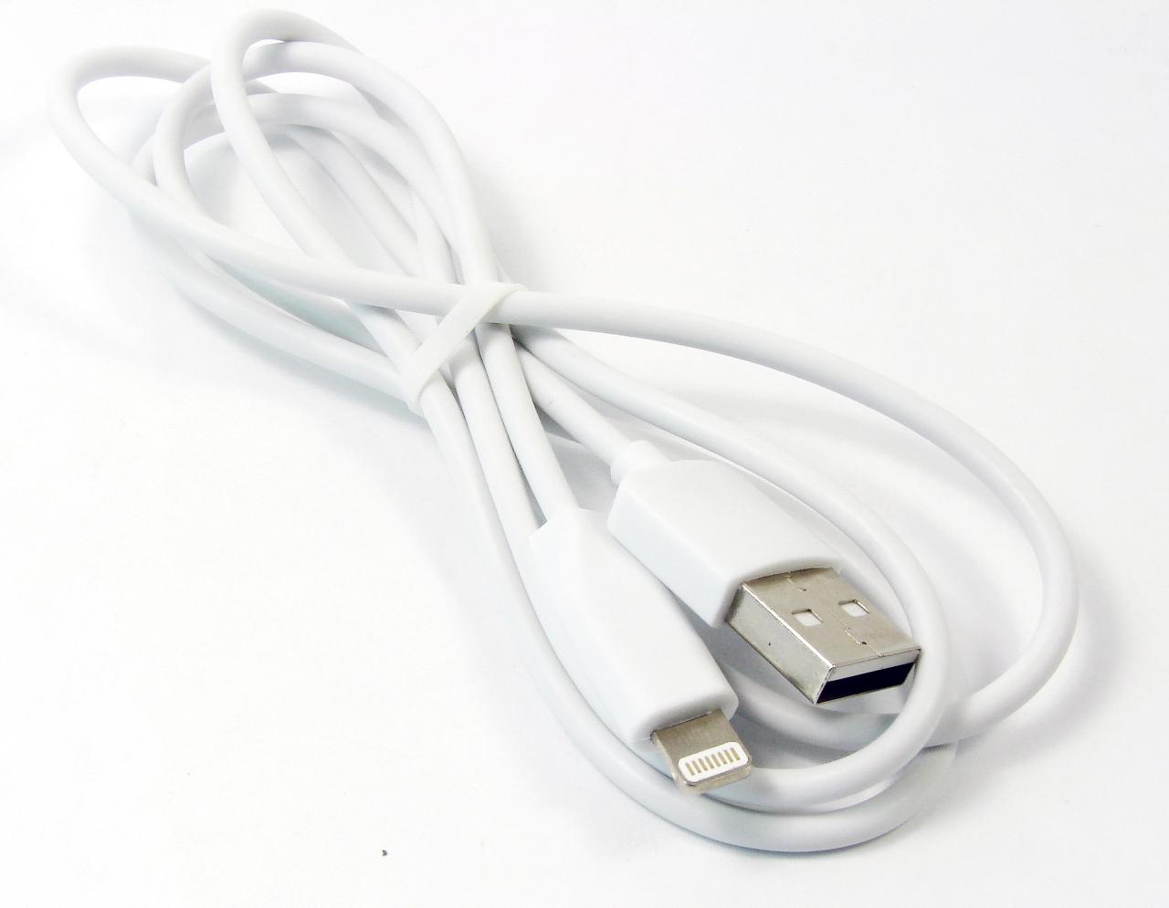 Кабель USB Lightning  for Iphone 5/6 HOCO X 1, 1м., белый