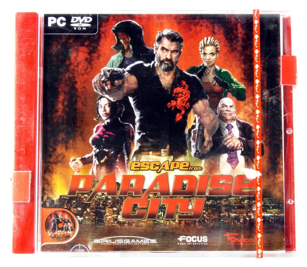 Компьютерный компакт-диск Escape From Paradise City (PC), фирма "Бука", DVD