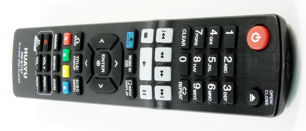 Пульт для телевизора LG (HUAYU) RM-B1167 (TV + BLU-RAY DVD) универсальный