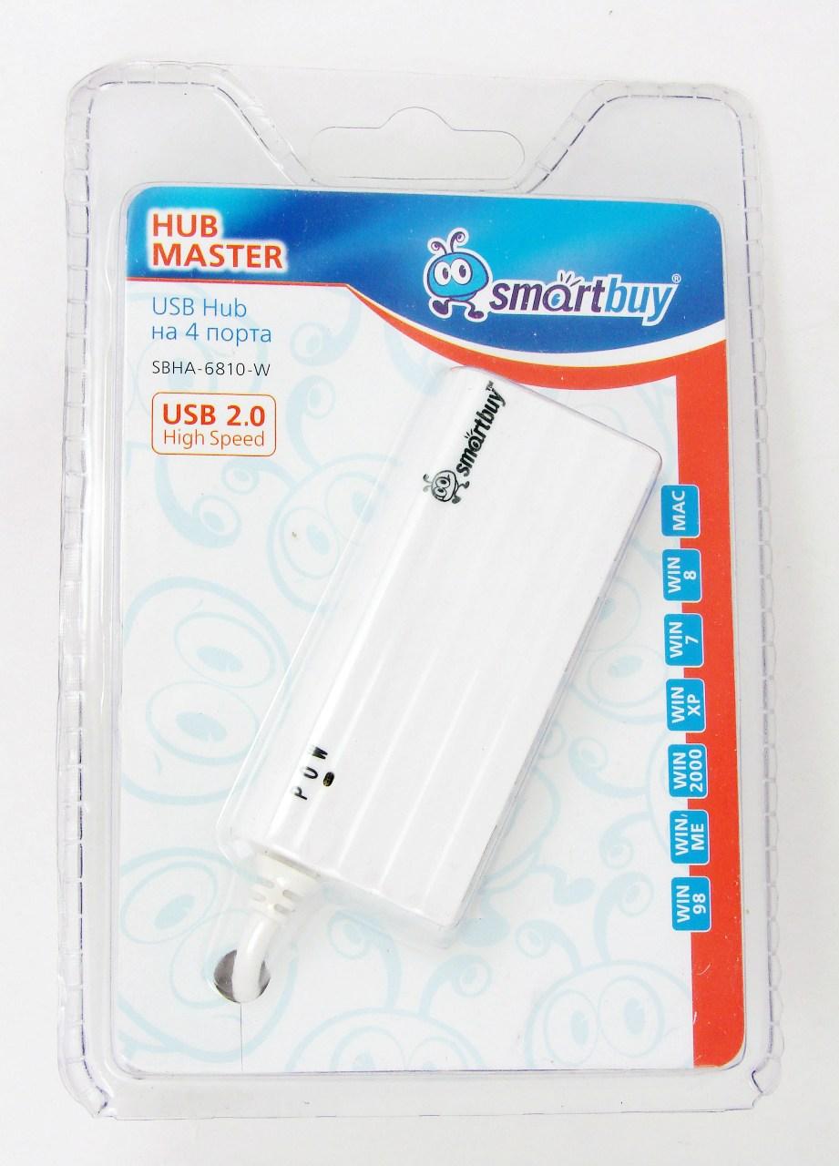 USB HUB Smartbuy 4   (SBHA-6810-W)