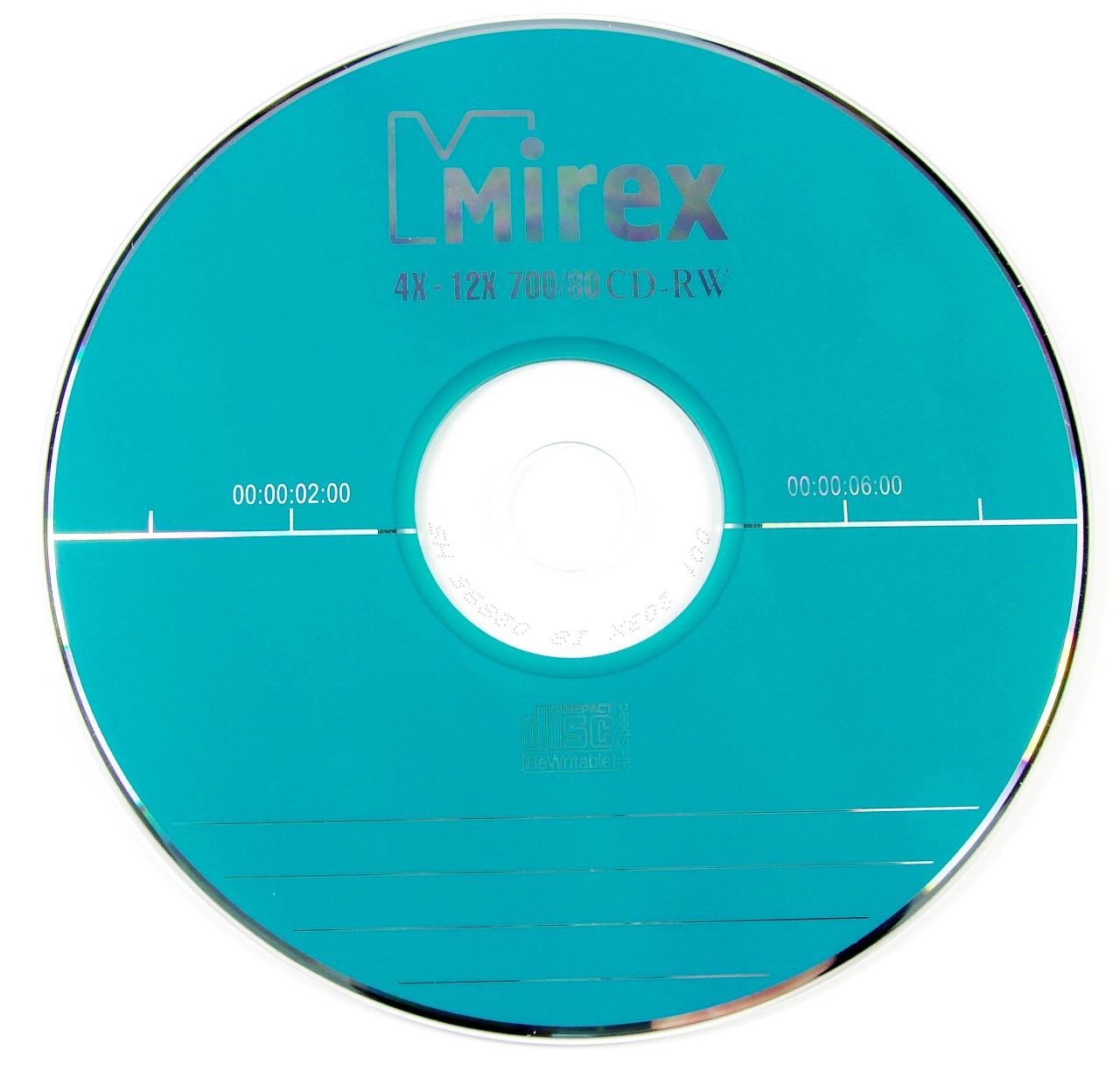 - CD-RW 700 Mb Mirex 4x-12x (  )-50