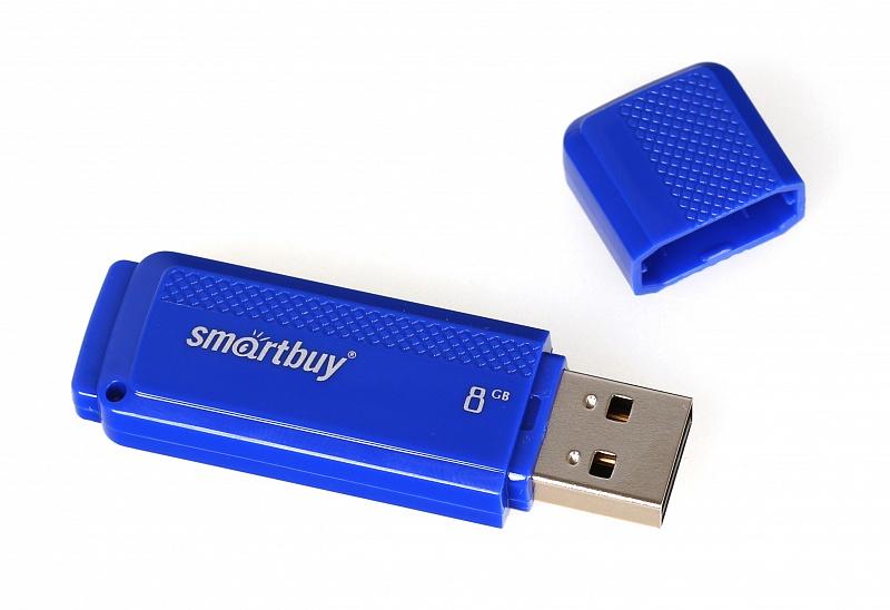   _32Gb USB 2.0 Smart Buy Dock Blue (SB32GBDK-B)