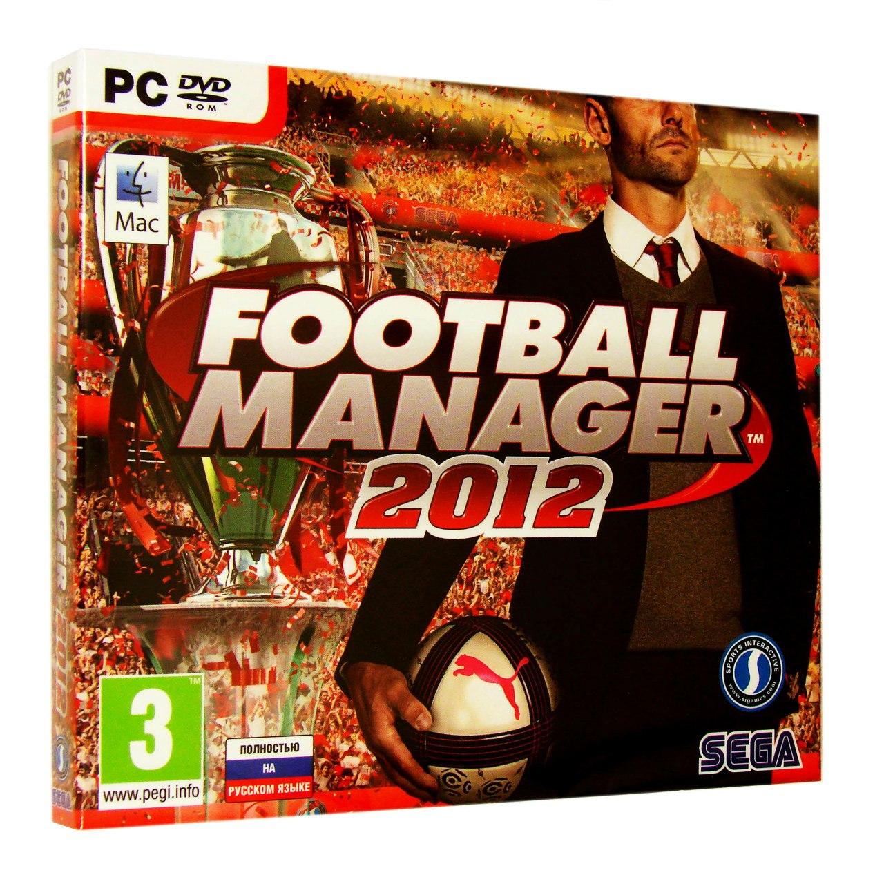 Компьютерный компакт-диск Football manager 2012 (PC), фирма "1С-СофтКлаб", 1DVD