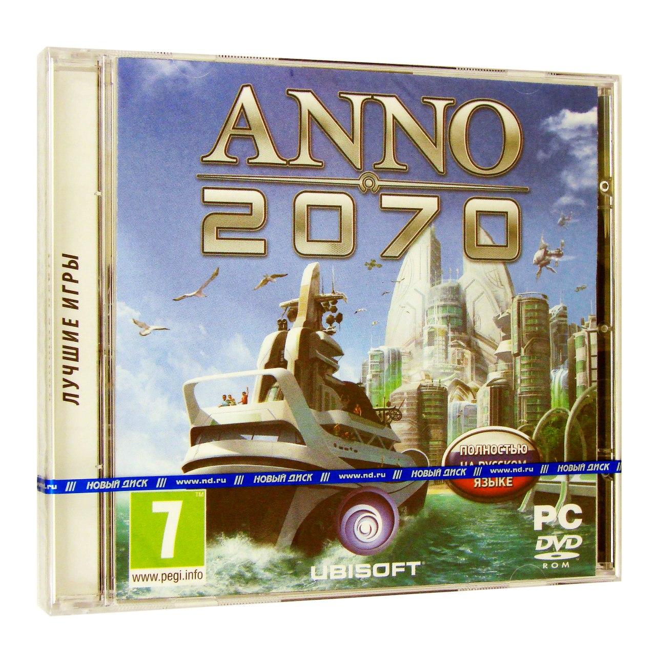Компьютерный компакт-диск Anno 2070 (PC), фирма "Новый диск", 1DVD