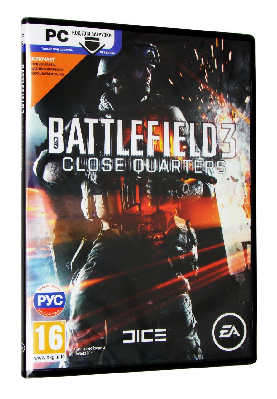 Компьютерный компакт-диск Battlefield 3 Close Quarters код загрузки (ПК), Фирма "Electronic Arts"