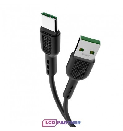 Кабель USB Type-C, 1 м., Hoco X33, 5A, черный
