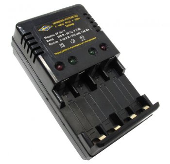 Зарядное устройство для аккумуляторов Мито, ЗУ 040 Т, 4*АА, 2-2,8 В, 400 мА, таймер 5 ч.