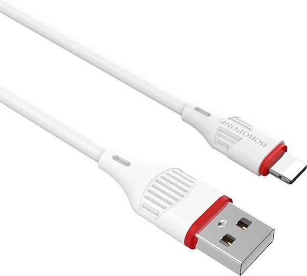 Кабель USB Lightning  for Iphone 5/6 Bonofone  BX17, белый