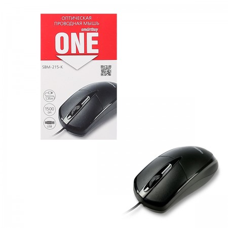 Мышь USB Smart Buy SBM-215-K черная