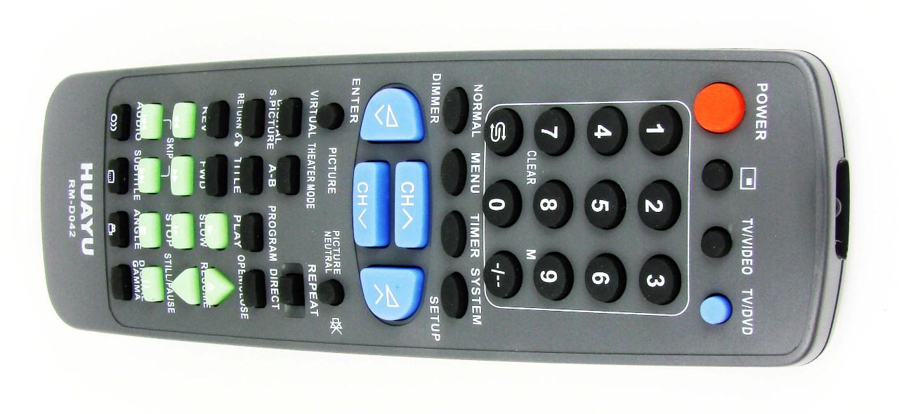 Пульт для телевизора + DVD SHARP (HUAYU) RM-D042 (TV/DVD)  универсальный