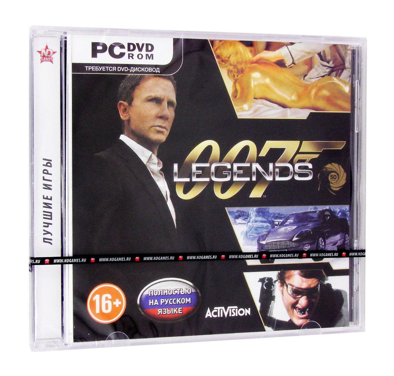 Компьютерный компакт-диск 007 Legends (PC), фирма "Новый диск", 1DVD