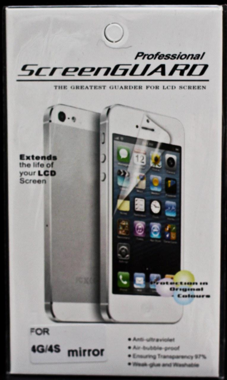 Аксесуары Защитная пленка iPhone 4/4S "ScreenGUARD" зеркальная.