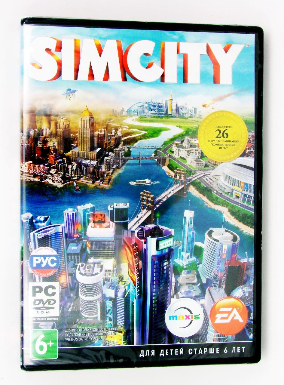 Компьютерный компакт-диск SimCity (PC), "1C", DVD