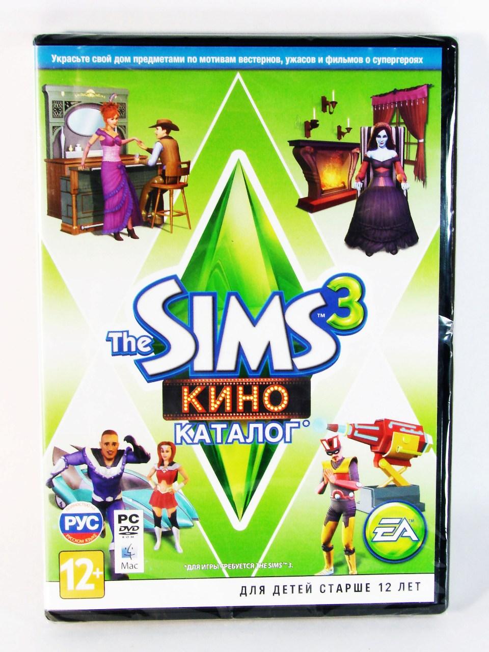 Компьютерный компакт-диск Sims 3 Кино (ПК), фирма "Electronic Arts", 1DVD