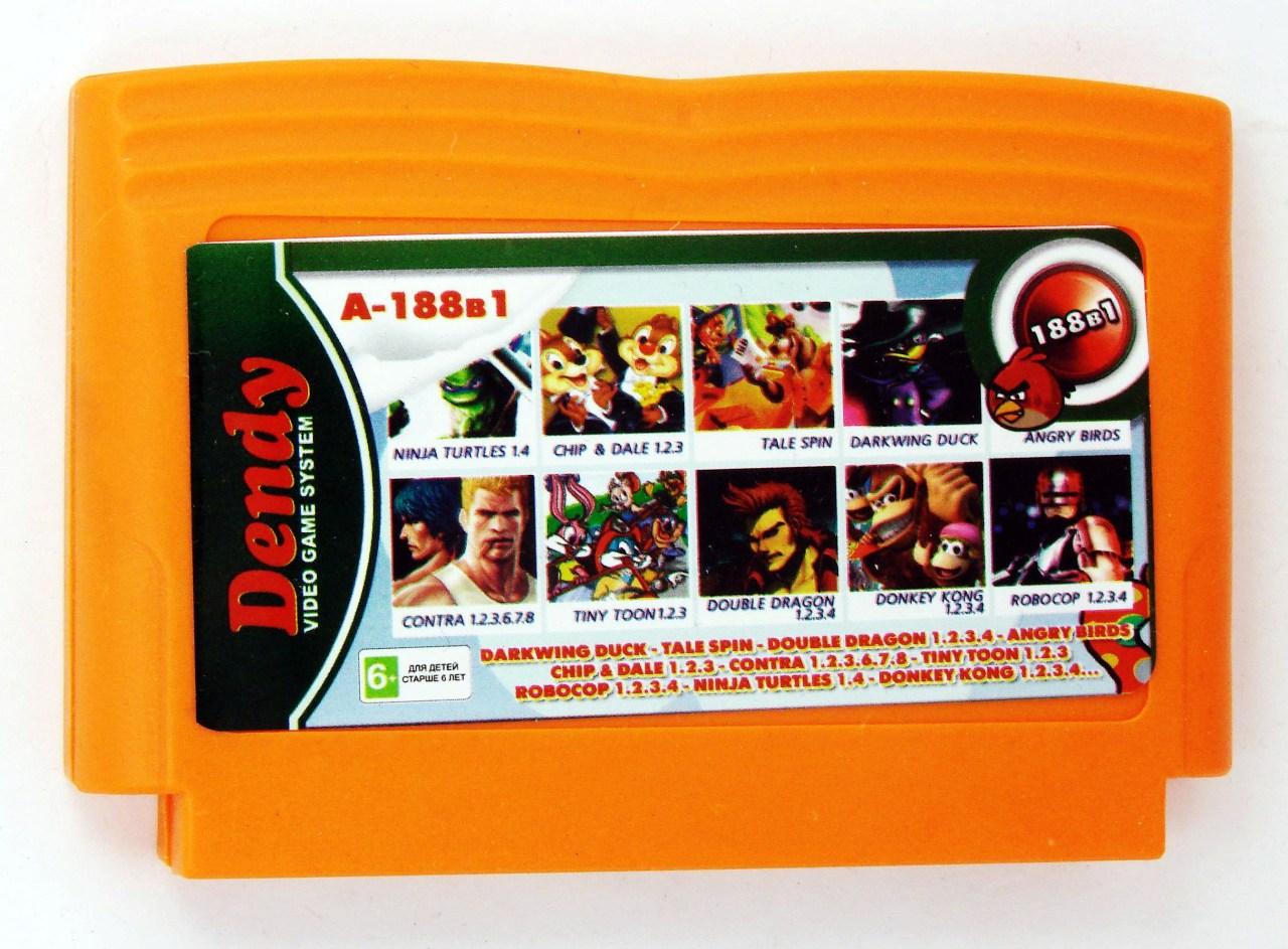 A-188  1.  (), Darkwing Duck,Tale Spin,Double Dragon,Angry Birds,Chip&Dale,Contra,Tiny Toon,Robocop,Turtles,Donkey