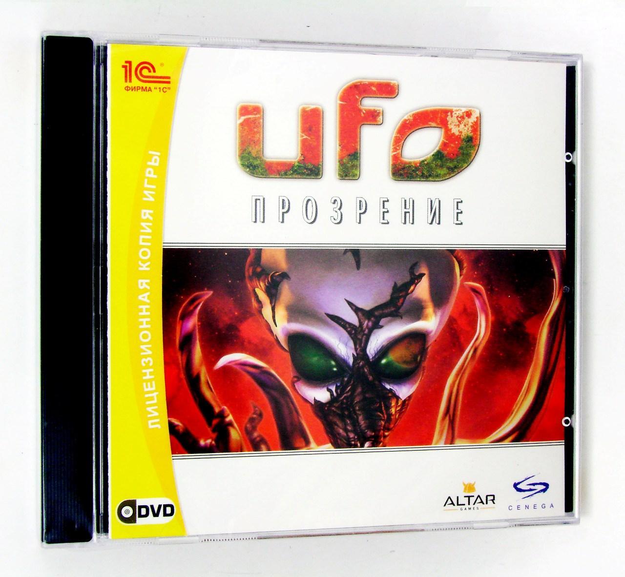 Компьютерный компакт-диск UFO: Прозрение (ПК), фирма "1С", 1DVD