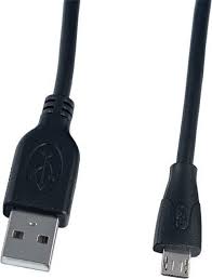 Кабель Am-microB USB2.0 1.0m Perfeo, черный, U4001