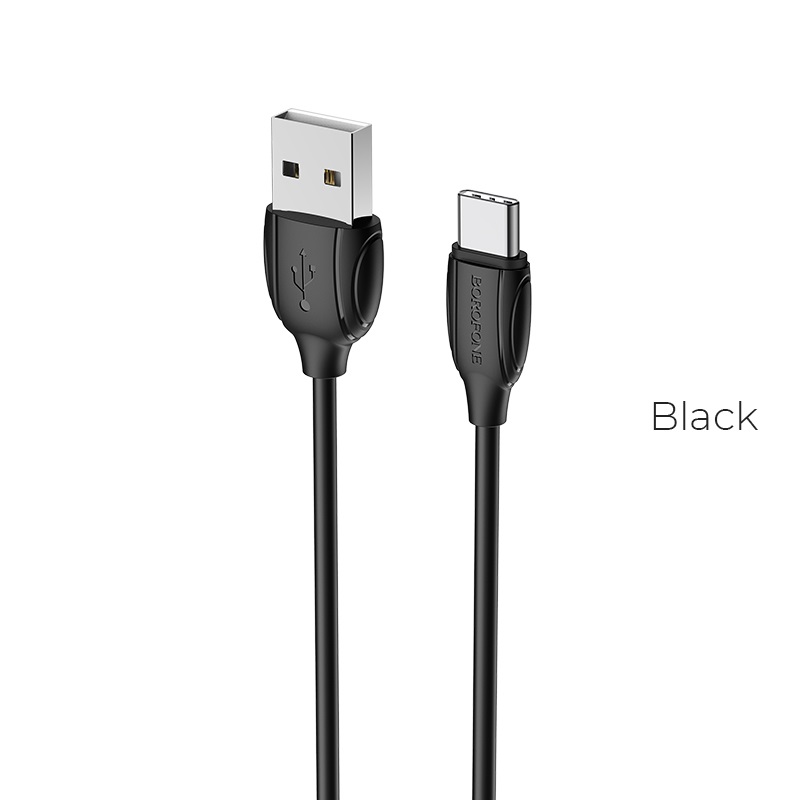 Кабель USB Lightning  for Iphone 5/6 Bonofone  BX19, черн.