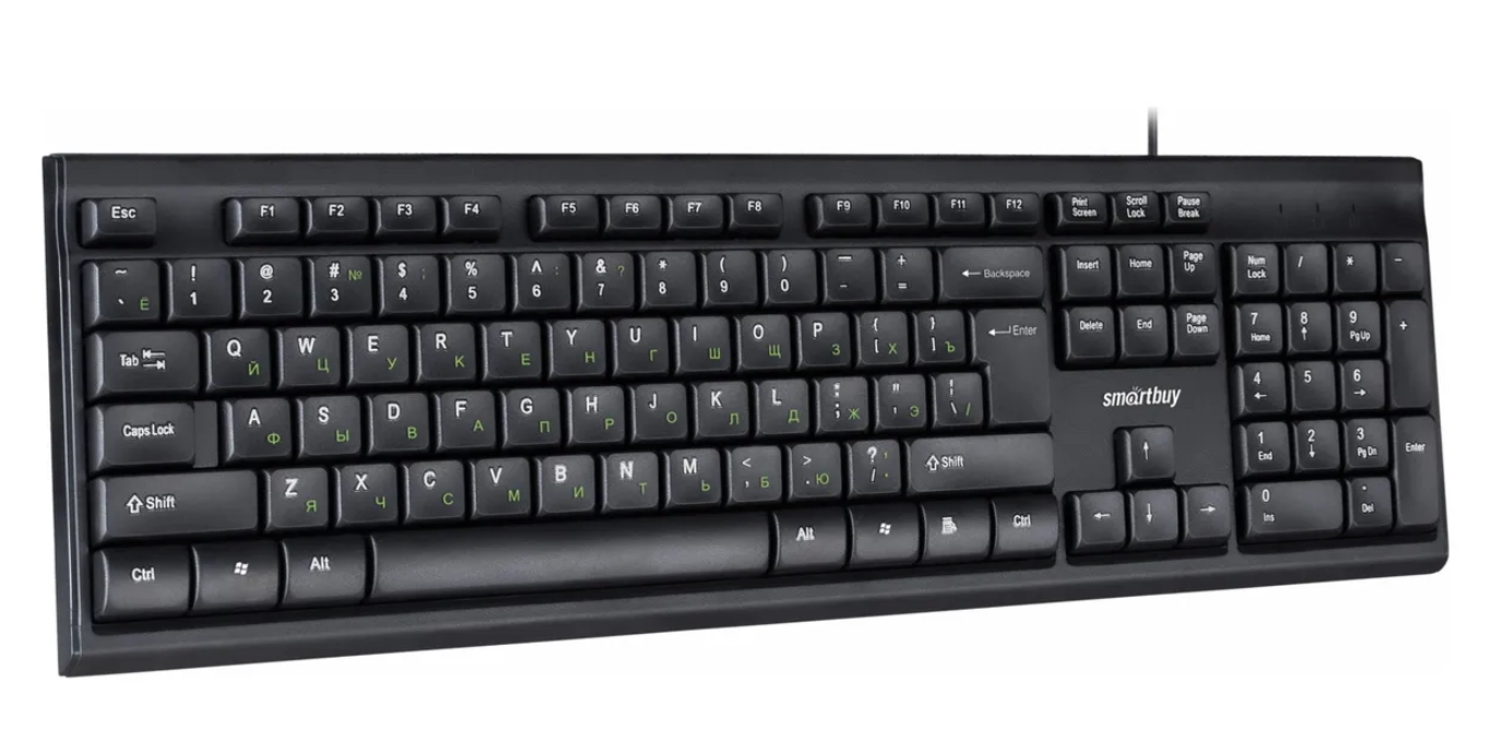 Клавиатура USB Smart Buy 114, мультимедийная, (SBK-114U-K) черная