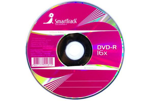 DVD-R 4,7 Gb  SmartTrack (БЕЗ УПАКОВКИ)-100