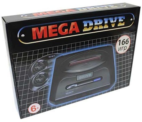 Приставка 16 bit Mega Drive Classic (166-in-1)