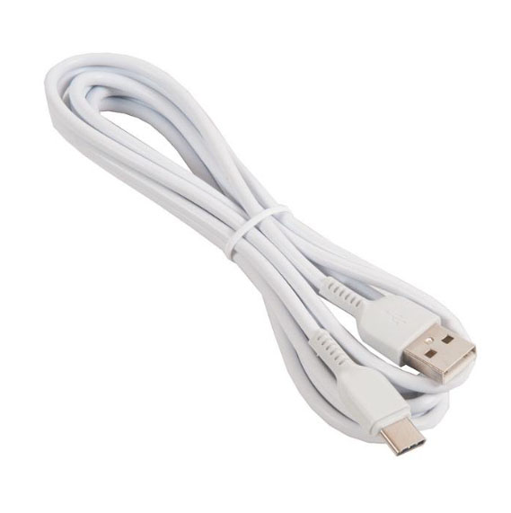 Кабель USB Type-C, 2.0 м., Hoco X20 3A, белый