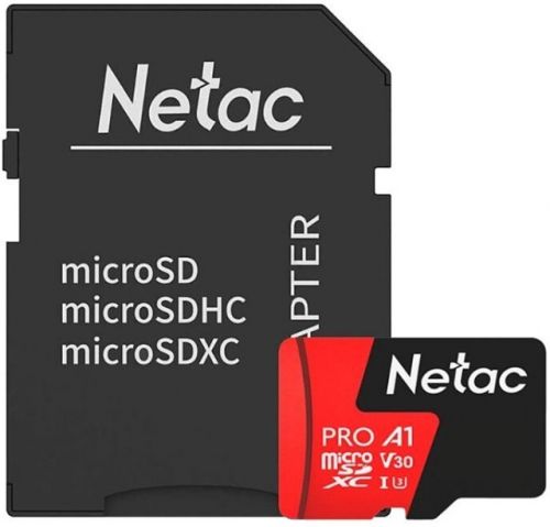 Флэш карта _64Gb microSD Class10 Netac P500  Extreme Pro (без адаптера) NT02P500PRO-064G-R