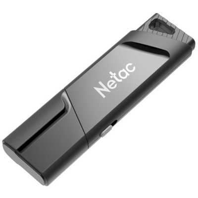 Флэш диск _32Gb USB 3.0 Netac U336 с аппаратной защитой от записи, черный (NT03U336S-032G-30BK)