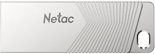 Флэш диск _64Gb USB 3.2 Netac UM1 белый/серебро (NT03UM1N-064G-32PN)