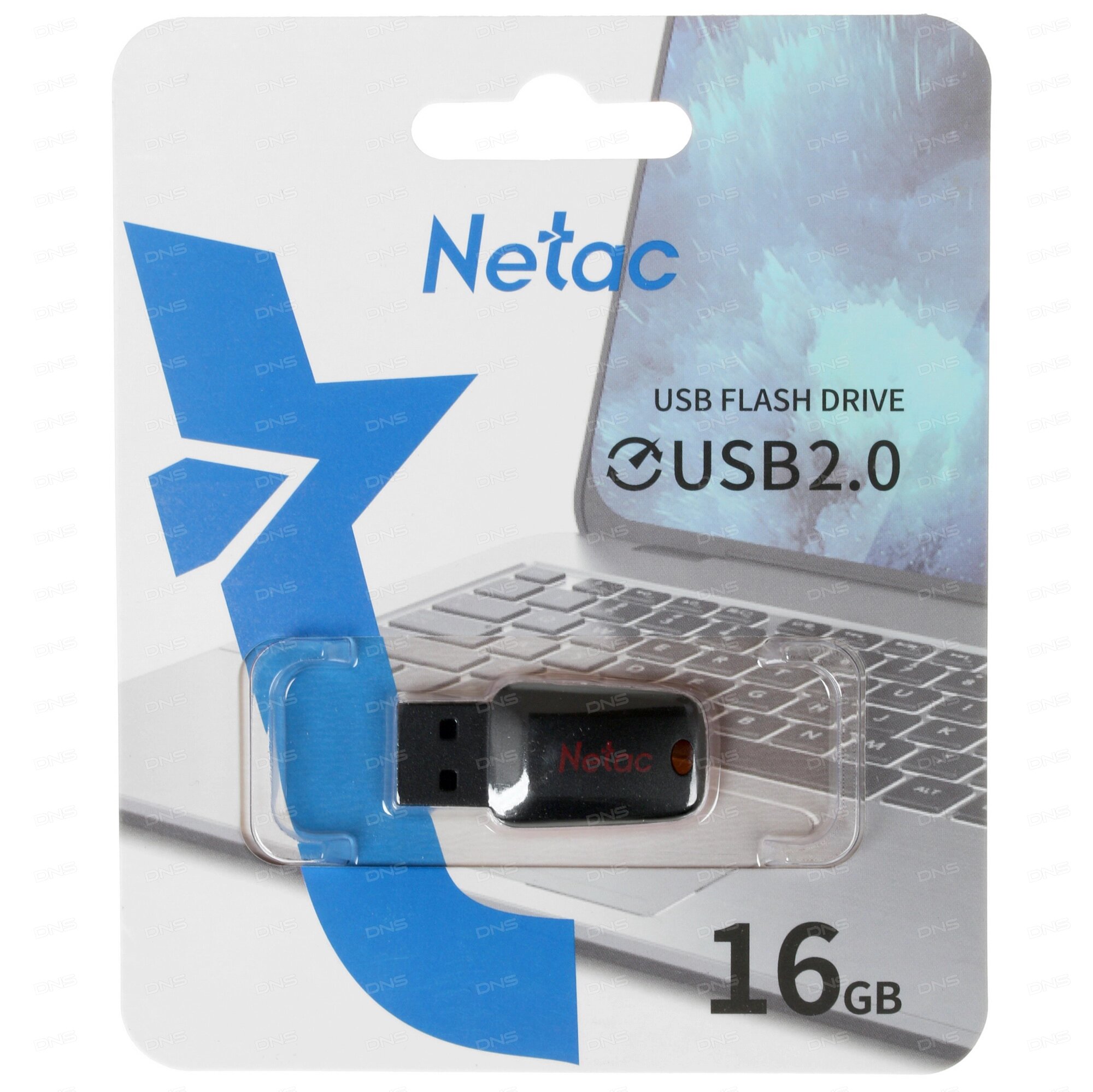   _16Gb USB 2.0 Netac U197 mini  (NT03U197N-016G-20BK)