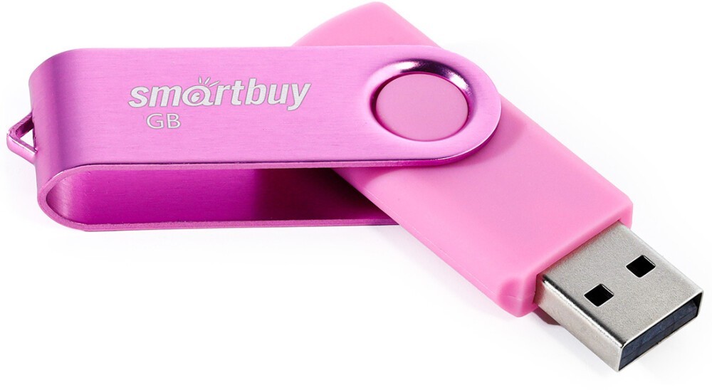   _16Gb USB 2.0 SmartBuy Twist Pink (SB016GB2TWP)