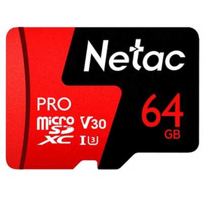 Флэш карта _64Gb microSDXC Class10 Netac P500  Extreme Pro без адаптера (NT02P500PRO-064G-S)