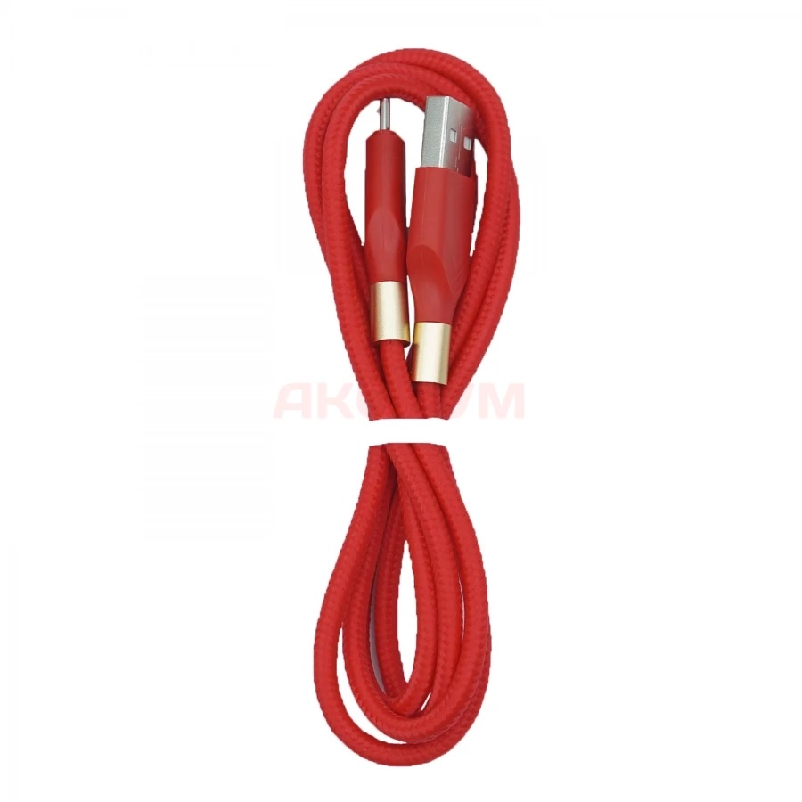 Кабель Am-microB USB2.0 1.0m Borofone BX92, красный