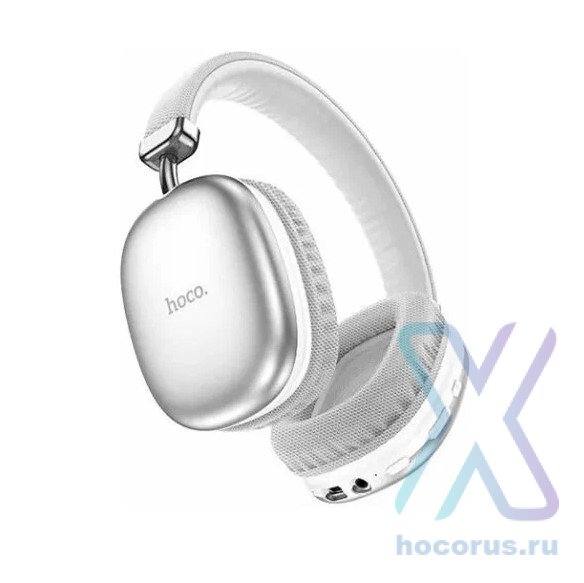 Гарнитура Bluetooth полноразмерная Hoco W35, серебр.