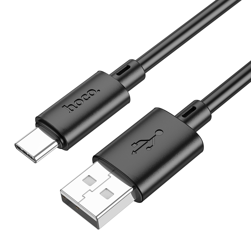 Кабель USB Type-C, 1 м., Hoco X88, 3A, черный