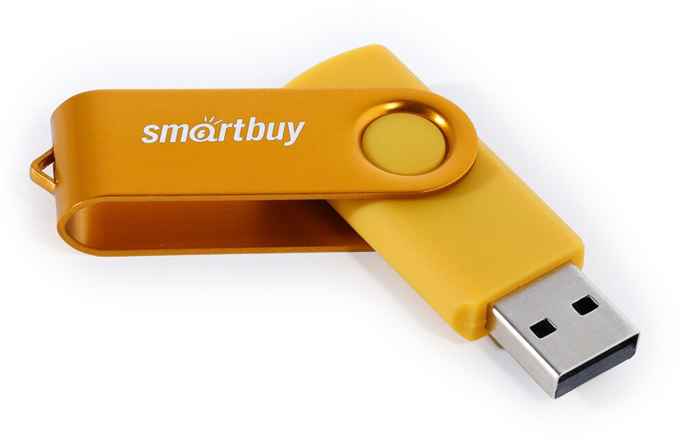   __8Gb USB 2.0 SmartBuy Twist Yellow (SB008GB2TWY)