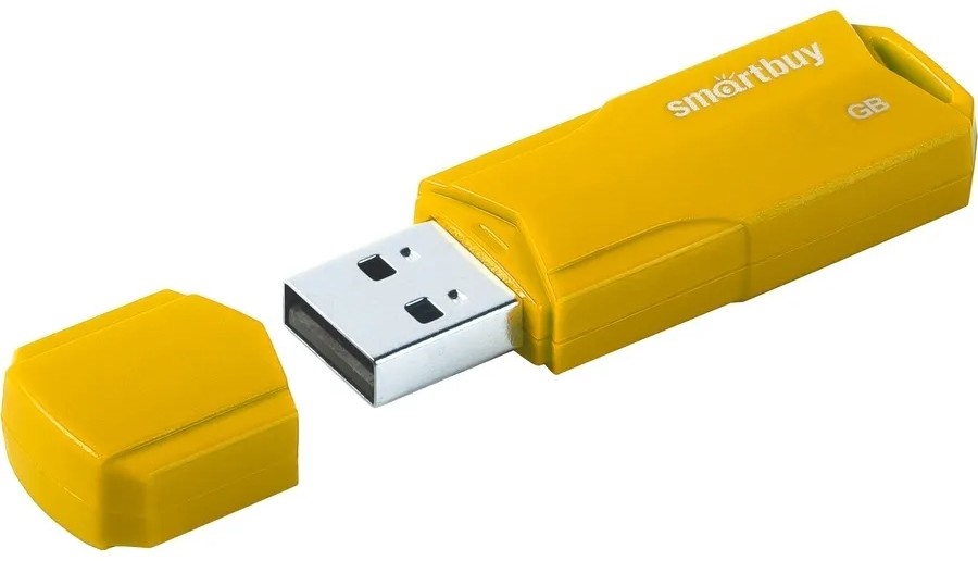   __8Gb USB 2.0 SmartBuy Clue Yellow (SB8GBCLU-Y)